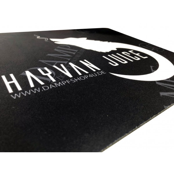 Hayvan Juice Vape Wickelmatte 25cm x 30cm Schwarz