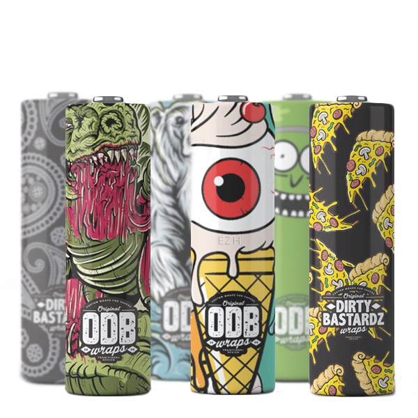 4x ODB Wraps Schrumpfschlauch | Wärmeschrumpfschlauch für 20700er Akkuzellen