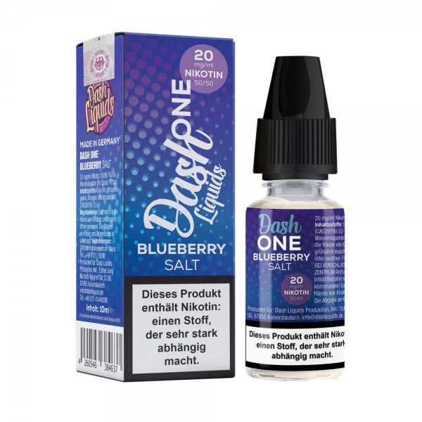 Dash Liquids One Blueberry Nikotinsalz Liquid 10ml